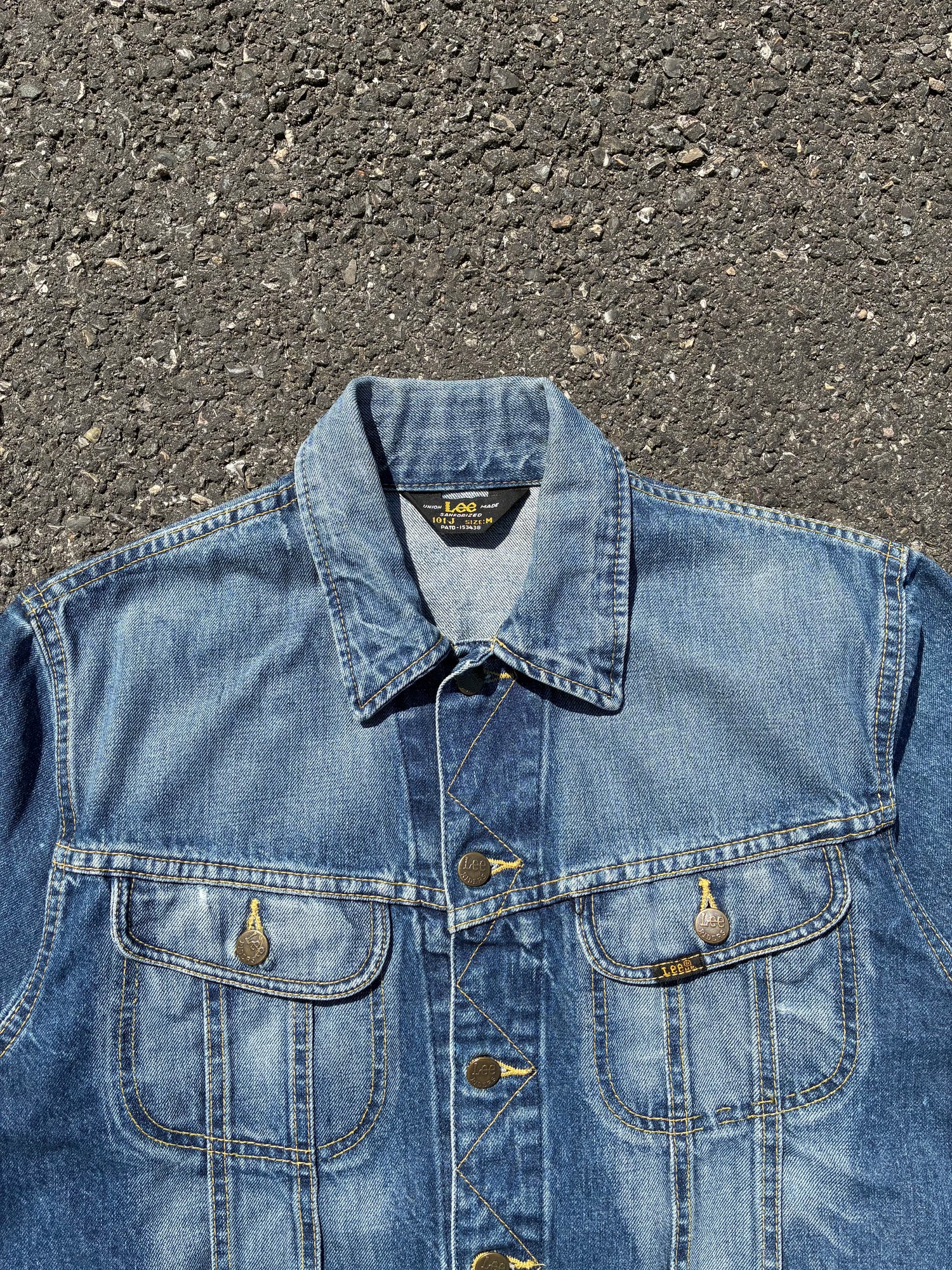 Lee Denim Jack 101J Blue 80s - M