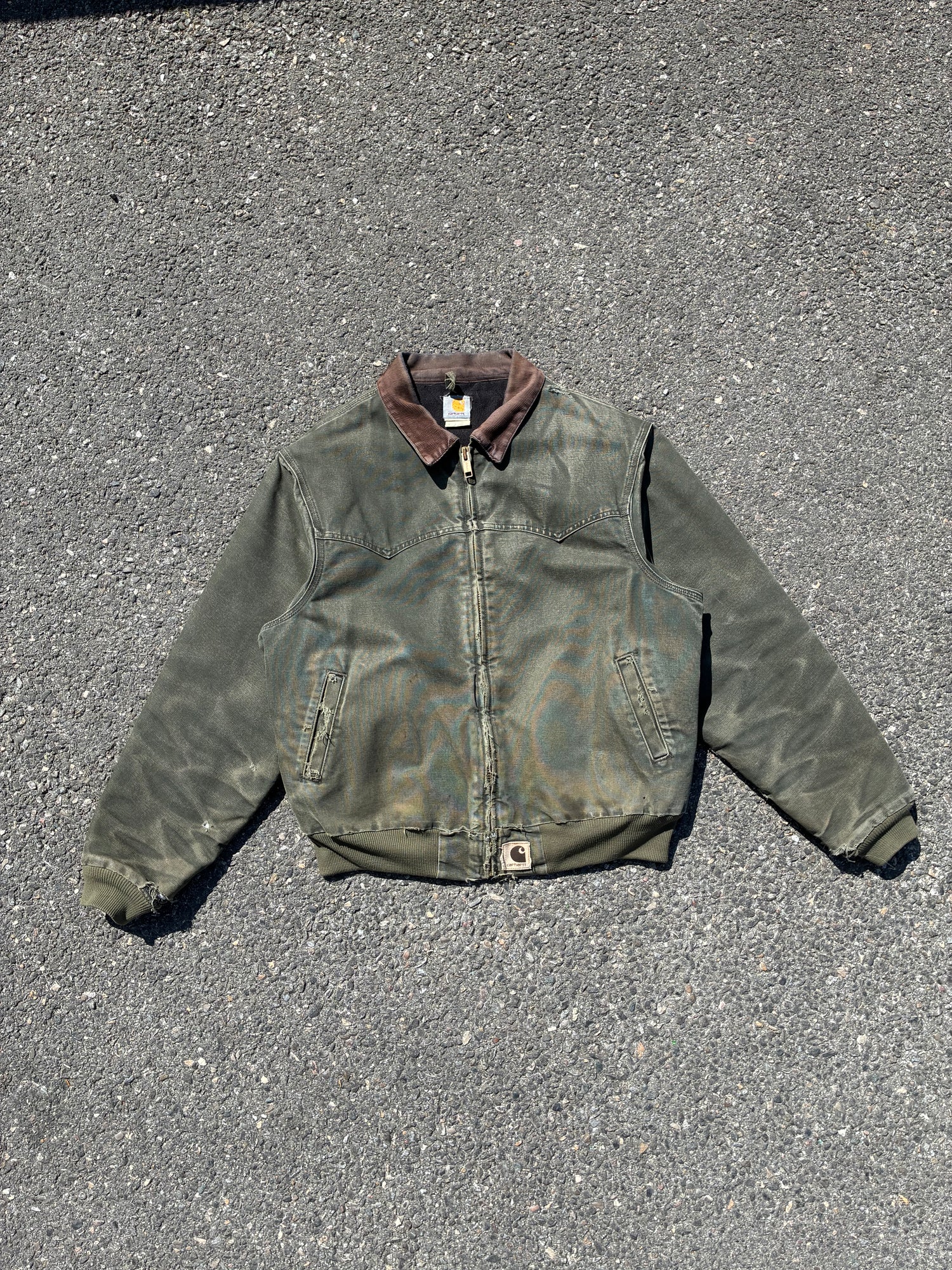 Carhartt Santa Fe Vintage Verte - L