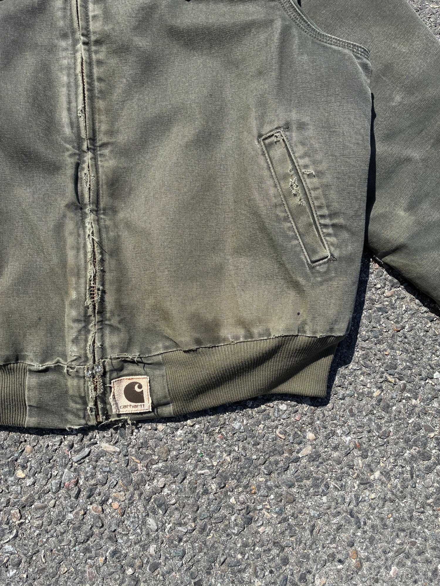 Carhartt Santa Fe Vintage Verte - L