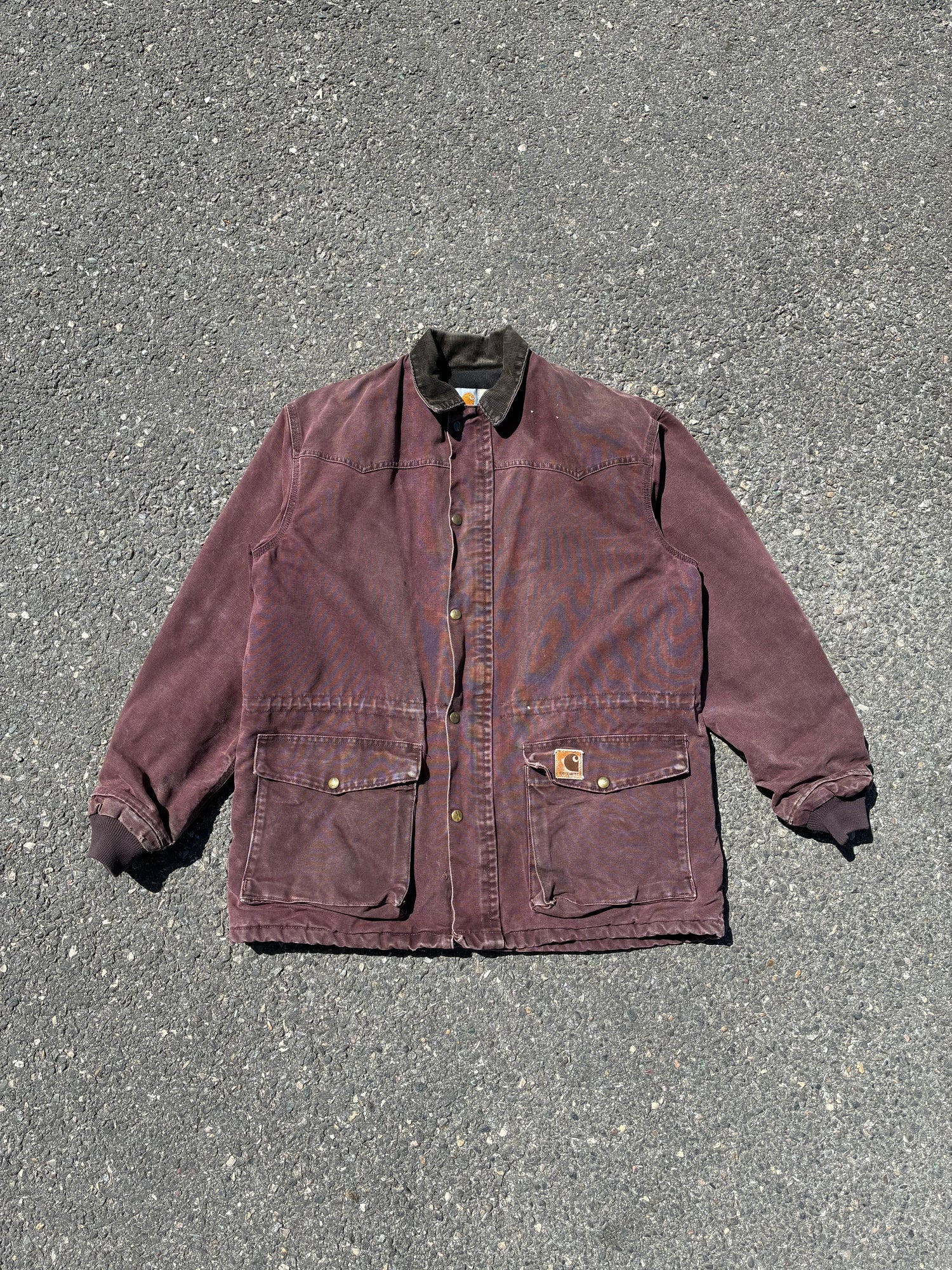 Carhartt Ranch Coat Jacket Bordeaux 90s - M