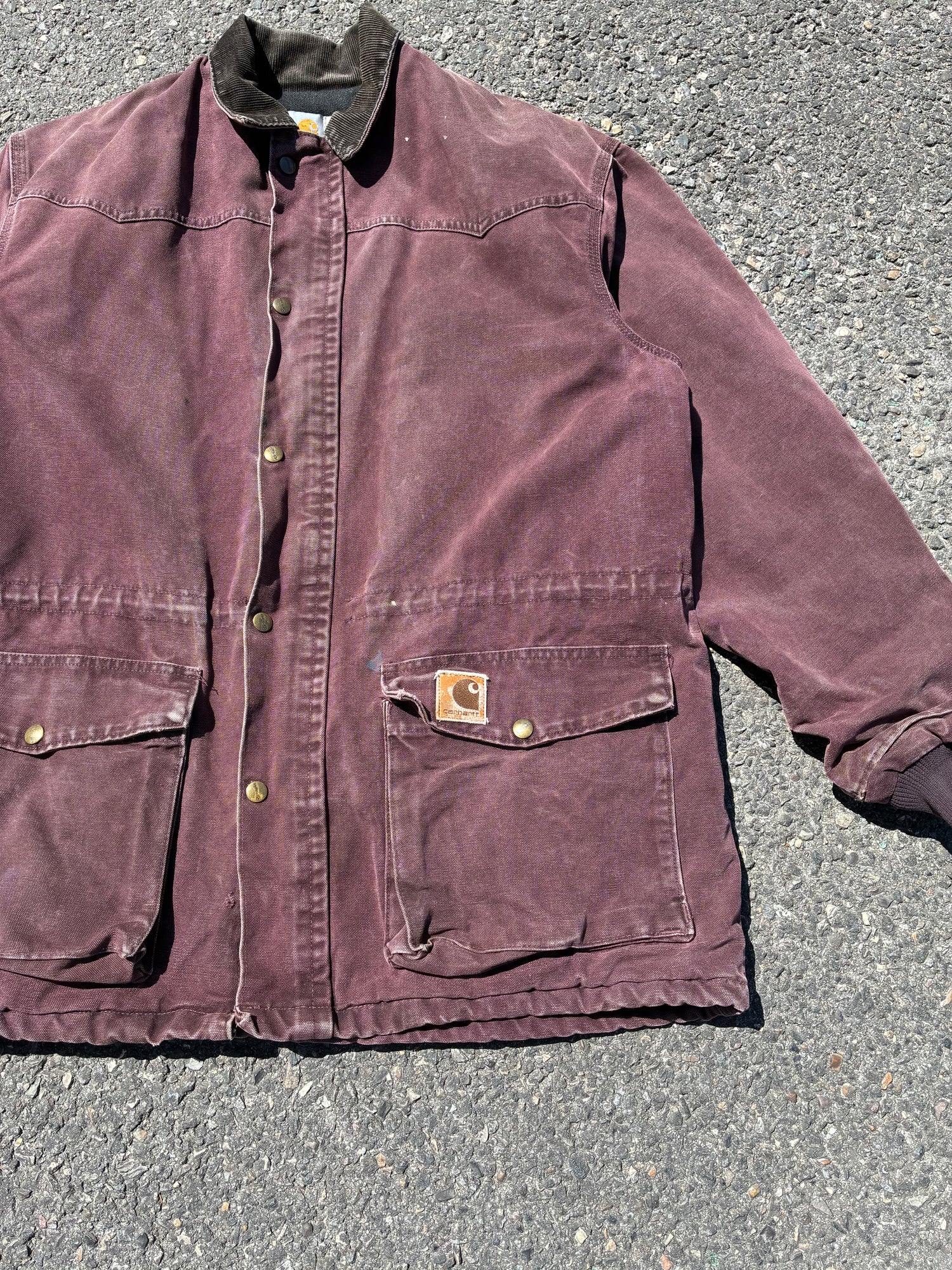 Carhartt Ranch Coat Jacket Bordeaux 90s - M