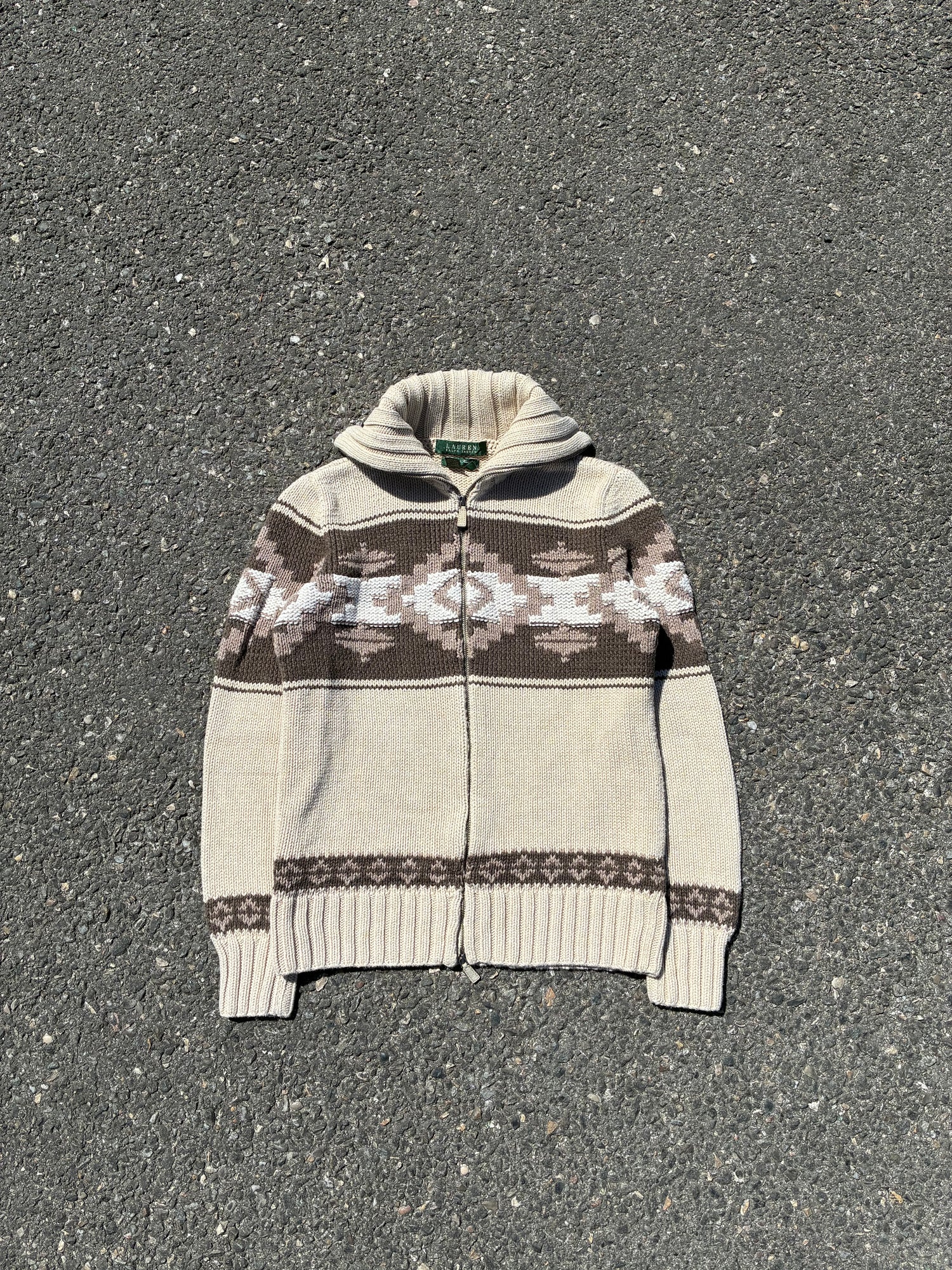 Cardigan Ralph Lauren Southwestern Crème - XS