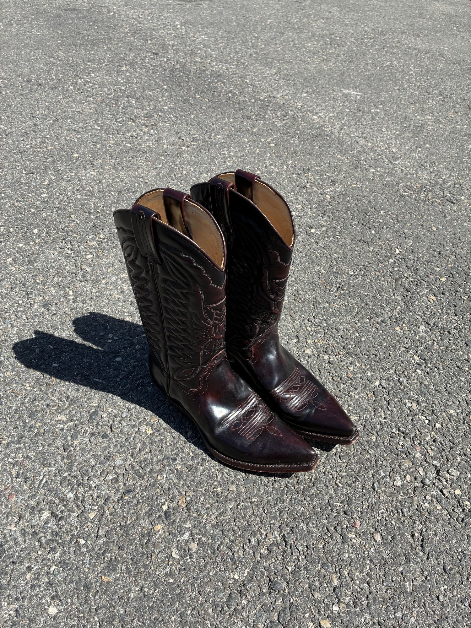 Santiags Bottes Tony Mora Marron / Noir - 38