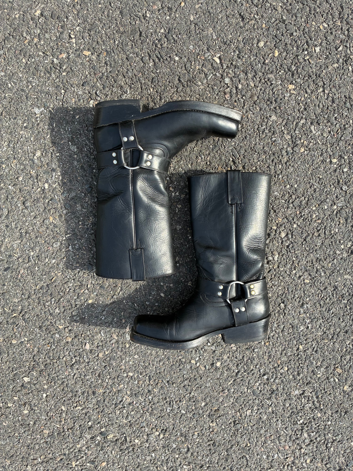 Biker Boots Buffalo Noir - 41